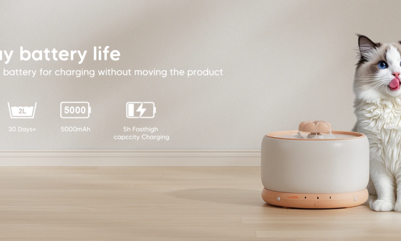 wopet pet water fountain